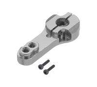 sourcing map 1 pz Servo Horn 25T Braccio sterzo 35mm Lunghezza Titanio Adatto per fai da te RC Auto/Barca/Aerei Accessori Modello Barca con 2 Pz Viti