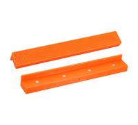 sourcing map 1 set di morse da 20,3 cm, in gomma, piatte, magnetiche, ganasce morbide, standard, antigraffio, per fai da te, lavorazione del legno, bloccaggio idraulico, arancione