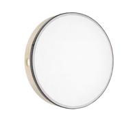 sourcing map 1 tamburo a mano a percussione musicale da 25,4 cm con telaio in legno, strumento musicale per educazione musicale a casa, feste a casa, forniture per spettacoli (colore legno)