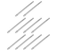 sourcing map 10 adattatori per bussole a percussione da 1/4 di pollice con attacco quadrato da 1/4 di pollice gambo esagonale da 6 pollici di estensione lunga per set di prese per trapano dado asse