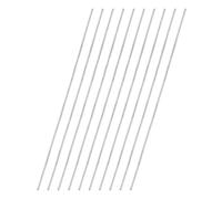 sourcing map 10 aste rotonde in acciaio inossidabile 304, diametro 0,3 cm, lunghezza 450 mm, aste per albero in metallo massiccio, per artigianato, modelli fai da te, aerei, navi, auto