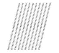 sourcing map 10 aste rotonde in acciaio inossidabile 304, diametro 5/16", lunghezza 300 mm, aste per albero solido in metallo, per artigianato, modelli fai da te, aerei, navi, auto