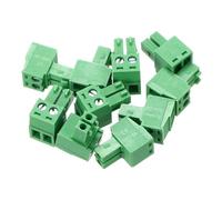 sourcing map 10 connettori a 2 pin per morsettiera a vite, passo 3,81 mm, connettori per circuiti stampati per elettrodomestici, progetti industriali