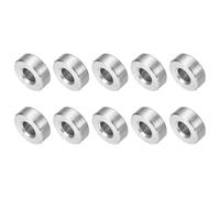 sourcing map 10 distanziatori in acciaio inossidabile, 6 mm ID x 14 mm OD x 5 mm L in acciaio inossidabile 304, distanziatori rotondi non filettati, per viti e dadi M6 da 1/4" o M6