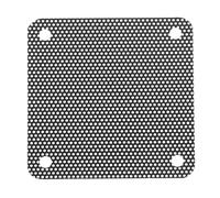 sourcing map 10 filtri antipolvere per PC, 50 mm x 50 mm, in PVC, per case del computer, antipolvere, copertura in rete, griglie per ventola per altoparlanti del computer, colore nero
