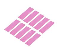 sourcing map 10 fodere per manici di coltelli, 15,2 x 5,1 x 0,2 cm, G10, distanziatori per manici per bilance di coltelli, lastre per la realizzazione di utensili, rosa pesca