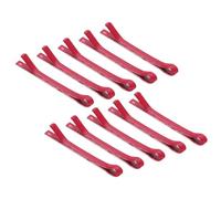 sourcing map 10 forcine per capelli a forma di bambola, 15 mm, colore rosso vino, mini fermagli per capelli in metallo, forcine per bambole, accessori per capelli fai da te