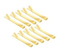sourcing map 10 forcine per capelli a forma di piccola bambola, 15 mm, in oro, mini forcine per capelli per bambole, accessori per capelli fai da te