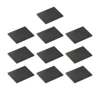 sourcing map 10 guarnizioni angolari per porte, autoadesive, paraspifferi, per telaio della porta esterna, insonorizzate, colore nero