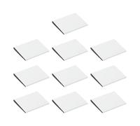 sourcing map 10 guarnizioni angolari per porte, autoadesive, paraspifferi, per telaio della porta esterna, insonorizzate, bianche