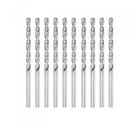 sourcing map 10 micro punte da trapano 3,75 mm HSS (acciaio ad alta velocità) W6542, completamente rettificate, lunghezza 70 mm, per acciaio dolce, rame, alluminio