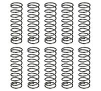 Sourcing map - 10 molle a compressione, diametro esterno 12 mm, dimensione del filo 1,2 mm, lunghezza libera 40 mm, costruzione in acciaio a molla. Molle di compressione meccanica estesa per