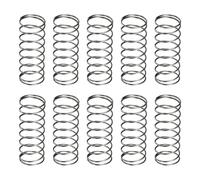 sourcing map 10 molle a compressione, diametro esterno 14 mm, dimensione del filo 0,8 mm, lunghezza libera 35 mm, molla in acciaio a molla estesa molle di compressione meccaniche per riparazioni in