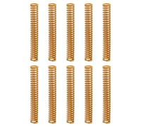 sourcing map 10 molle a compressione per stampante 3D, diametro esterno 10 mm, lunghezza 70 mm, carico leggero, stampo a compressione per stampante 3D, giallo