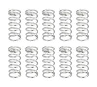 sourcing map 10 molle di compressione, 1 mm di diametro del filo x 9 mm di diametro x 9 mm di lunghezza x 20 mm di lunghezza, molla di estensione in acciaio inossidabile 304, molle a pressione per