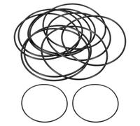 sourcing map 10 O-ring AS-038, O-ring in gomma nitrilica, diametro esterno 6,5 cm, diametro esterno 6,5 mm, larghezza 0,6 cm, guarnizione rotonda per riparazioni di sistemi pneumatici idraulici (90