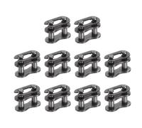 sourcing map 10 pezzi # 25 Chain Master Connect Link passo 8,5 mm, in acciaio al carbonio, collegamento principale di ricambio per bici e go-kart
