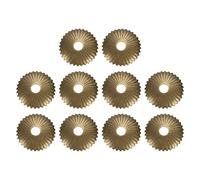 sourcing map 10 piastre posteriori per pomelli per armadietti, 2,8 cm, radiali in ottone, guarnizioni decorative classiche per mobili, cassetti, armadi, porte, hardware (colore bronzo)