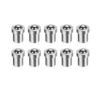 sourcing map 10 pistoni a molla con punta a sfera, 2 x 3 mm, 5 N, in acciaio inossidabile, con perline di posizionamento di precisione, chiusura a sfera, per porte, armadi, dispositivi meccanici