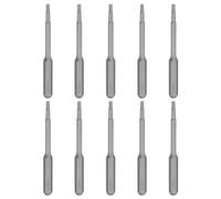 sourcing map 10 punte per cacciavite esagonali H1.5 5/32 "gambo esagonale 35 mm/1,38" lunghezza testa esagonale magnetica S2 punta cacciavite in acciaio per riparazione di precisione