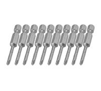 sourcing map - 10 punte per cacciavite Phillips PH1 con codolo esagonale da 1/4", magnetiche, 3 mm