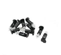 sourcing map 10 Pz Plastica Clip Di Montaggio per 4 Way CPU Radiatori