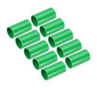 sourcing map 10 raccordi dritti per tubi in PVC, efficacia, 20 mm, connettori di terminazione per tubo domestico, condotto elettrico, verde
