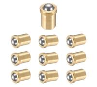 sourcing map 10 stantuffi a sfera in acciaio inossidabile 304, diametro 2 mm. Chiusura a sfera liscia a spinta a molla, pistone di posizionamento di precisione 8N, per dispositivi meccanici, mobili (3