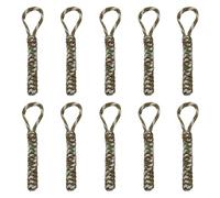 sourcing map 10 tiranti per cerniera, 12 cm, in nylon, estensioni per cerniera, tessuto a mano, per vestiti, zaini, custodie da viaggio, borse, colore mimetico