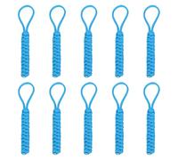 sourcing map 10 tiranti per cerniera, in nylon, da 12 cm, estensioni per cerniera, tessuto a mano, per vestiti, zaini, custodie da viaggio, borse, blu