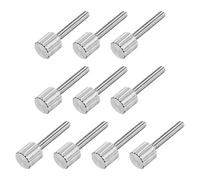 sourcing map 10 viti a testa piatta zigrinate M2 x 12 mm, in acciaio inox 304, con testa piatta zigrinata, completamente filettate, per casa, elettronica, macchina