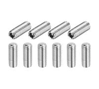 sourcing map 10 viti con testa a brugola M10-1,5 x 25 mm, in acciaio inossidabile 304, viti a testa esagonale, per riparazioni di mobili da bagno, progetti fai da te