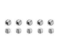 sourcing map 10 viti con testa a brugola M10-1,5 x 8 mm, in acciaio inossidabile 304, viti a testa esagonale, per riparazioni di mobili da bagno, progetti fai da te