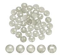 sourcing map 100 bottoni in resina per camicia, 12,5 mm, lucidi, perlati, a occhio di gatto, rotondi, lucidi, con foro singolo, per maglioni, cardigan, pantaloni, scrapbooking, fai da te, colore