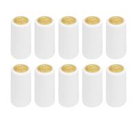 sourcing map 100 capsule termorestringenti in PVC per bottiglie di vino, tappi termorestringenti, copertura superiore a forma di uva, per cantine e cucina di casa, colore bianco, 30 x 60 mm