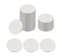 sourcing map 100 dischi in acciaio inossidabile, diametro 16 mm, spessore 0,8 mm, piastre metalliche rotonde e piatte per timbratura, per artigianato, timbratura e creazione di gioielli