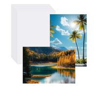 sourcing map 100 fogli di carta fotografica lucida, 12,7 x 17,8 cm, 180 g/m², per stampanti a getto d'inchiostro, per realizzare immagini e biglietti di auguri