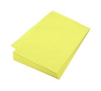sourcing map 100 fogli di carta per origami double-face, giallo fluorescente, 20 x 14 cm, per progetti artistici, principianti, decorazioni per regali