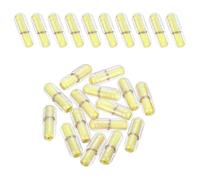 sourcing map 100 mini rotoli di carta per messaggi, per San Valentino, biglietti d'amore, per anniversario, Natale, compleanno, amicizia, colore giallo chiaro