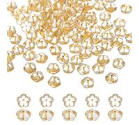 sourcing map 100 perline in vetro, 6 mm x 10 mm, a forma di zucca, distanziatori sfusi per braccialetti sfusi per orecchini del Ringraziamento, Halloween, creazione di gioielli, artigianato fai da te