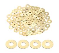 sourcing map 100 rondelle piatte M3, 8 mm di diametro interno x 3 mm di diametro esterno x 0,5 mm di spessore, rondelle di tenuta metriche per viti, bulloni e dadi