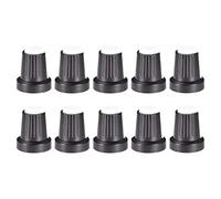 sourcing map 10Pcs 6mm albero foro manopola per effetto altoparlante pedale amplificatore potenziometro manopola bianco segno