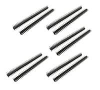 sourcing map 10pz 2x40 Pin 2.0mm Passo Doppio Riga Connettori Maschi Striscia