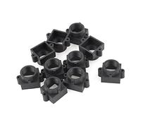 sourcing map 10pz S Montaggio M12 Scheda Obiettivo Supporto 20mm Vite Spaziatura Nero per Telecamera a Circuito Chiuso