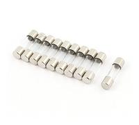 sourcing map 10pz Veloce Rapida Soffiare Vetro Fusibile 5x20mm 250V 63mA 0.063A