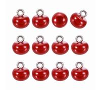 sourcing map 12 bottoni rotondi con perle finte da 16 L, 10 mm, a mezza sfera, con gambo in metallo, per cucito, fai da te, per abbigliamento, abiti da sposa, abiti da sposa, artigianato fai da te