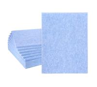 sourcing map 12 pannelli acustici adesivi rettangolari ad alta densità, in feltro, autoadesivi, antiscivolo, anti-vibrazioni, anti-rumore, 40,6 x 30,5 x 0,9 cm (lunghezza x larghezza x spessore