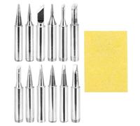 sourcing map 12 punte per saldatura riscaldate internamente da 900 m, con spugna per la pulizia, accessori per saldatura per punte elettriche per saldatura (I+B+K+1C+2C+3C+4C+0.8D+1.2D+1.6D+2.4D+3.2D)