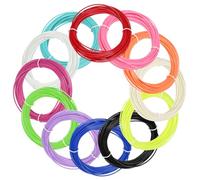 sourcing map 12 ricariche di filamento per stampante 3D in ABS per penna 3D, ogni colore 5 metri totali 197 piedi 1,75 mm filamento di stampa per la maggior parte delle penne da stampa 3D