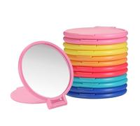 sourcing map 12 specchi rotondi e compatti, mini specchi pieghevoli per il trucco, piccoli oggetti portatili per il trucco per borse, donne e ragazze, viaggi per uso quotidiano, regali per feste, set